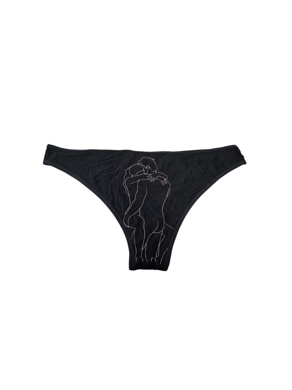 NWOT Kiki de Montparnasse Kama Sutra Kinky Underwear Black L